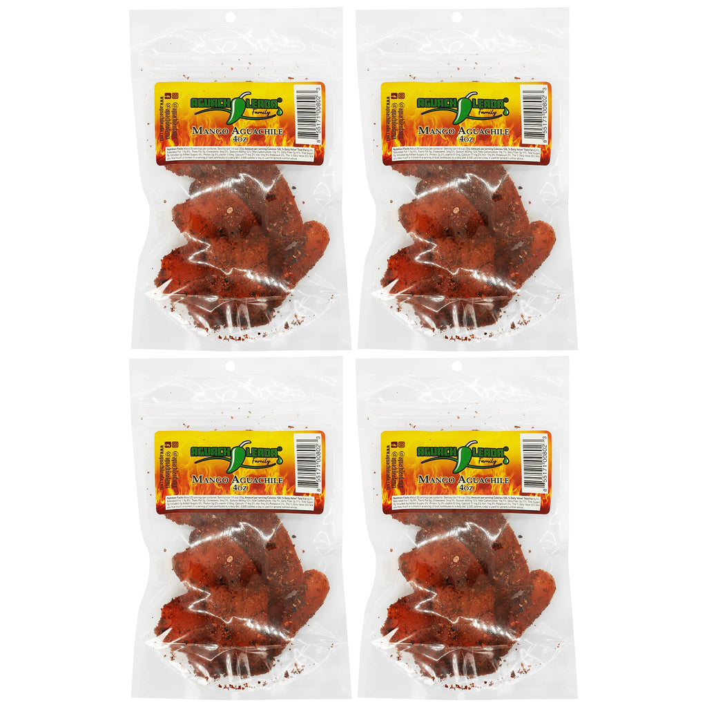 Aguachileada Variety 3 Pack Tamarindo, Mango, Pineapple Slices 4oz (3pcs)
