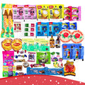 Mexican Candy Variety Pack (50 Count) Dulces Mexicanos, Mexican Snacks, with Vero Lollipops, Lucas Candy, Pulparindo Tamarindo, Mazapan, Spicy Dulce Mexico Assorted Mix, by Sabores de Mexico
