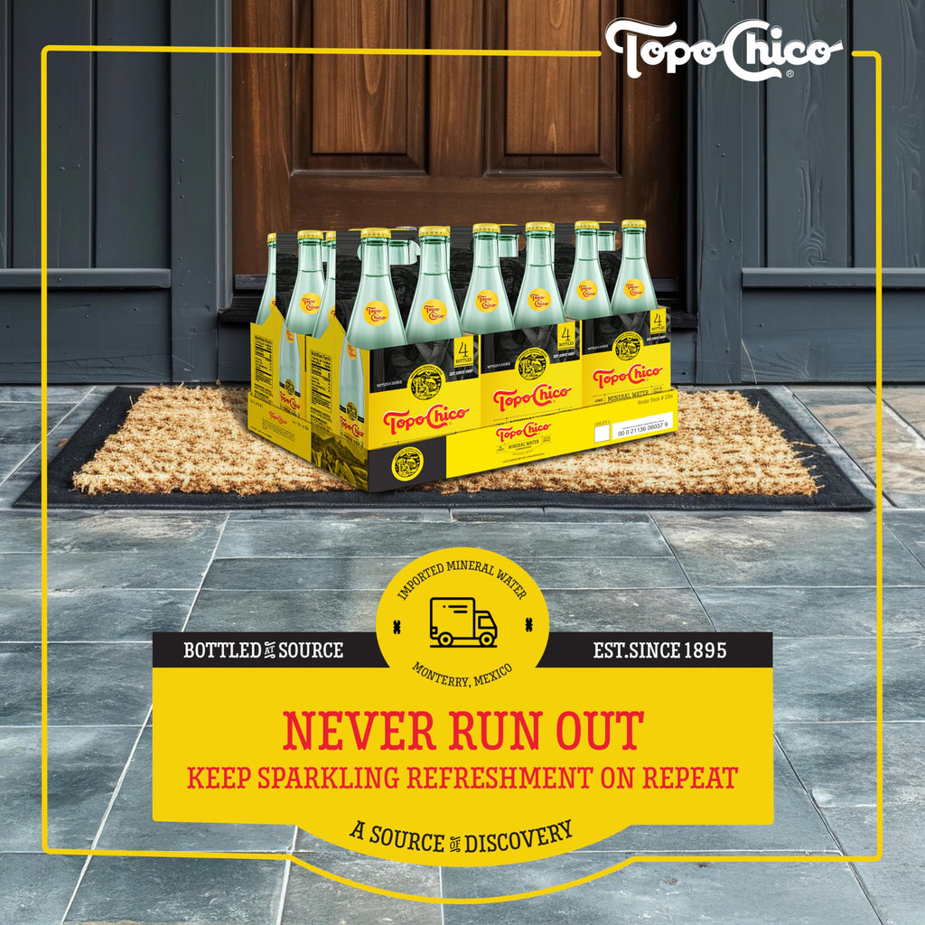 Topo Chico Sabores Raspberry with Lemon 12oz 8pk