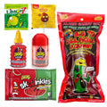 Tiktok Chamoy Pickle Kit with Candy, Includes Skwinkles Salsagheti, Lucas Gusano, & Much More by Ma Lit Candy (1 Big Tex Chamoy Pickle Kit)