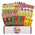 Pinata Mexican Candy Box (Tik Tok Slap Pack Tamarindo (9.9 Ounces)(16 Pieces) Slaps Lollipop Candy DIY Kit