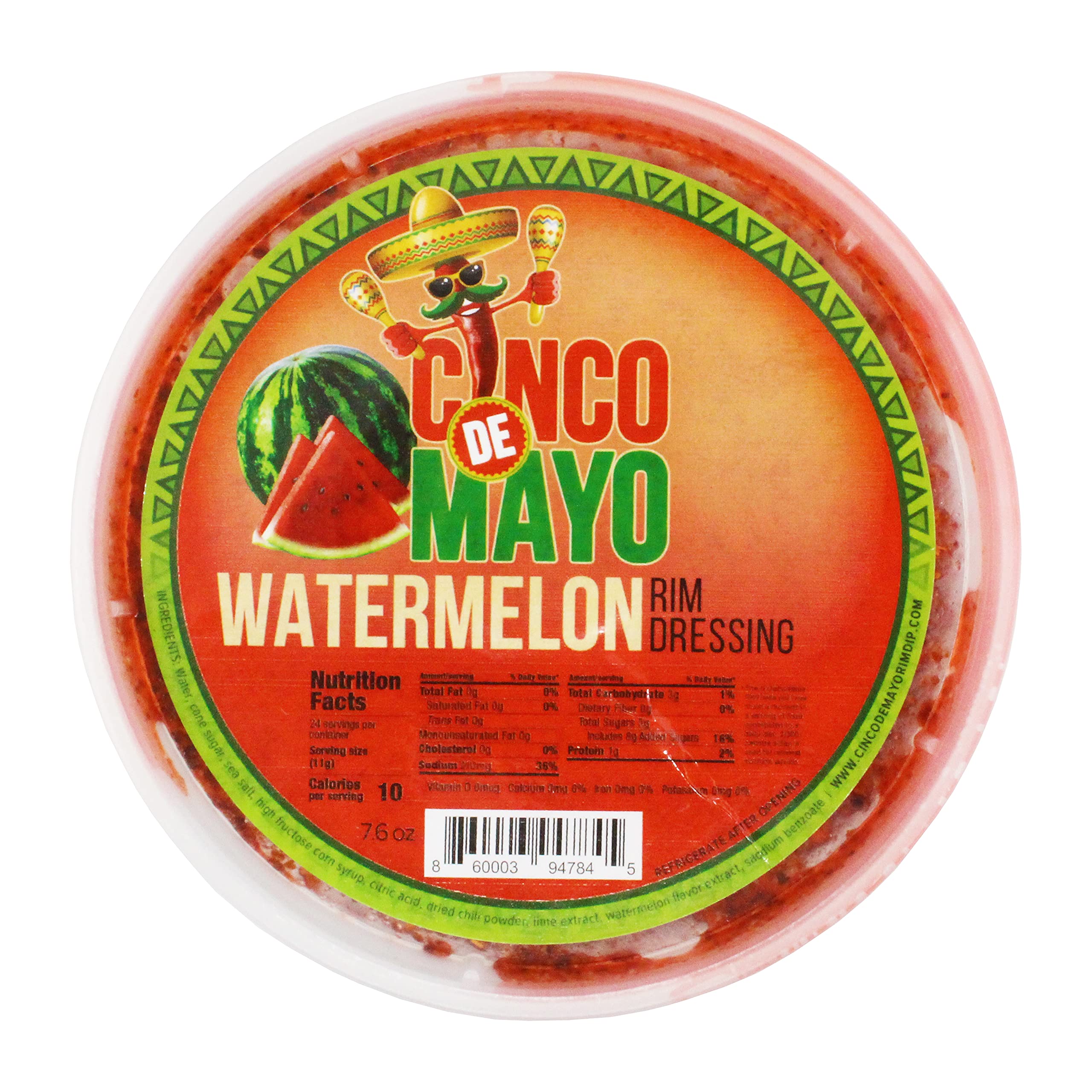 Cinco de Mayo Chamoy Rim Dip Cocktail Rim Dressing (1 x 7.6 oz. Container)