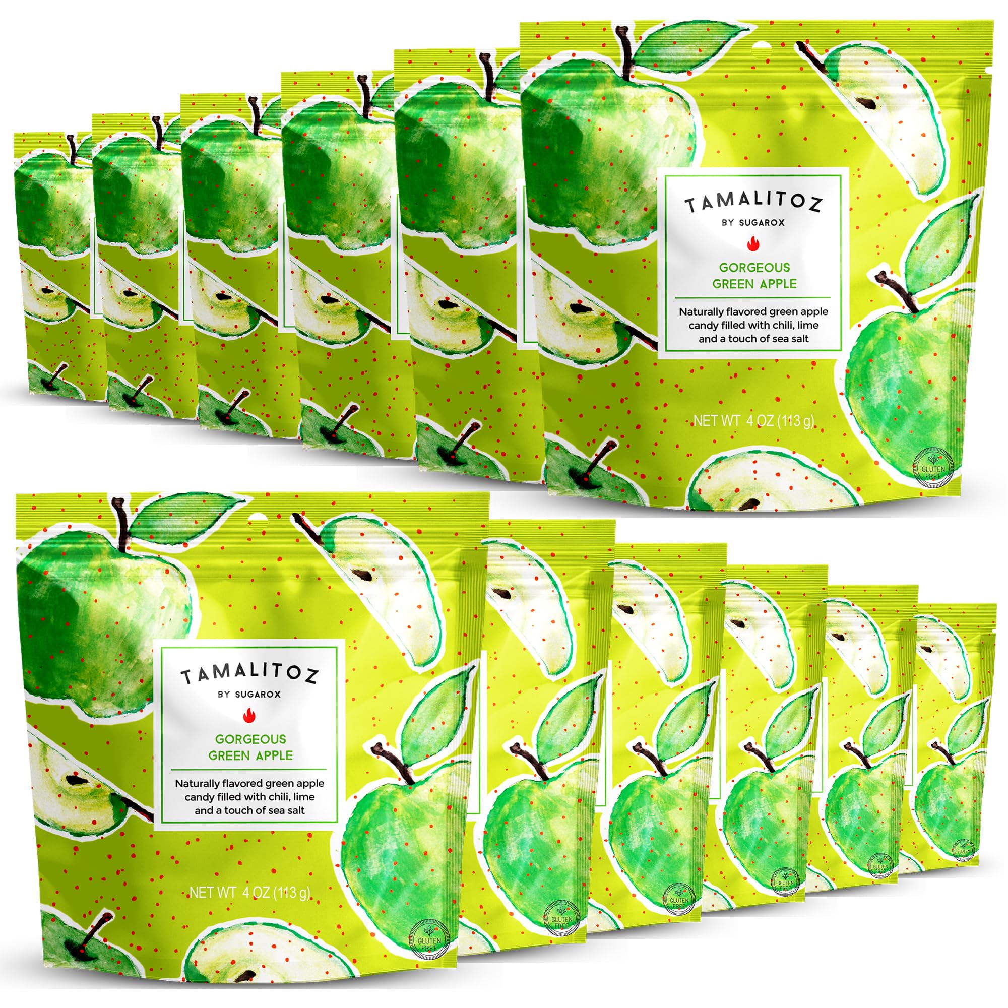 Tamalitoz Variety Pack – Spicy Mexican Hard Candy with Chile, Lime & Sea Salt, 8 Flavors: Mango, Cucumber, Tamarind, Watermelon, Pineapple, Blood Orange, Green Apple, Cherry – 8 Bags (4oz Each)