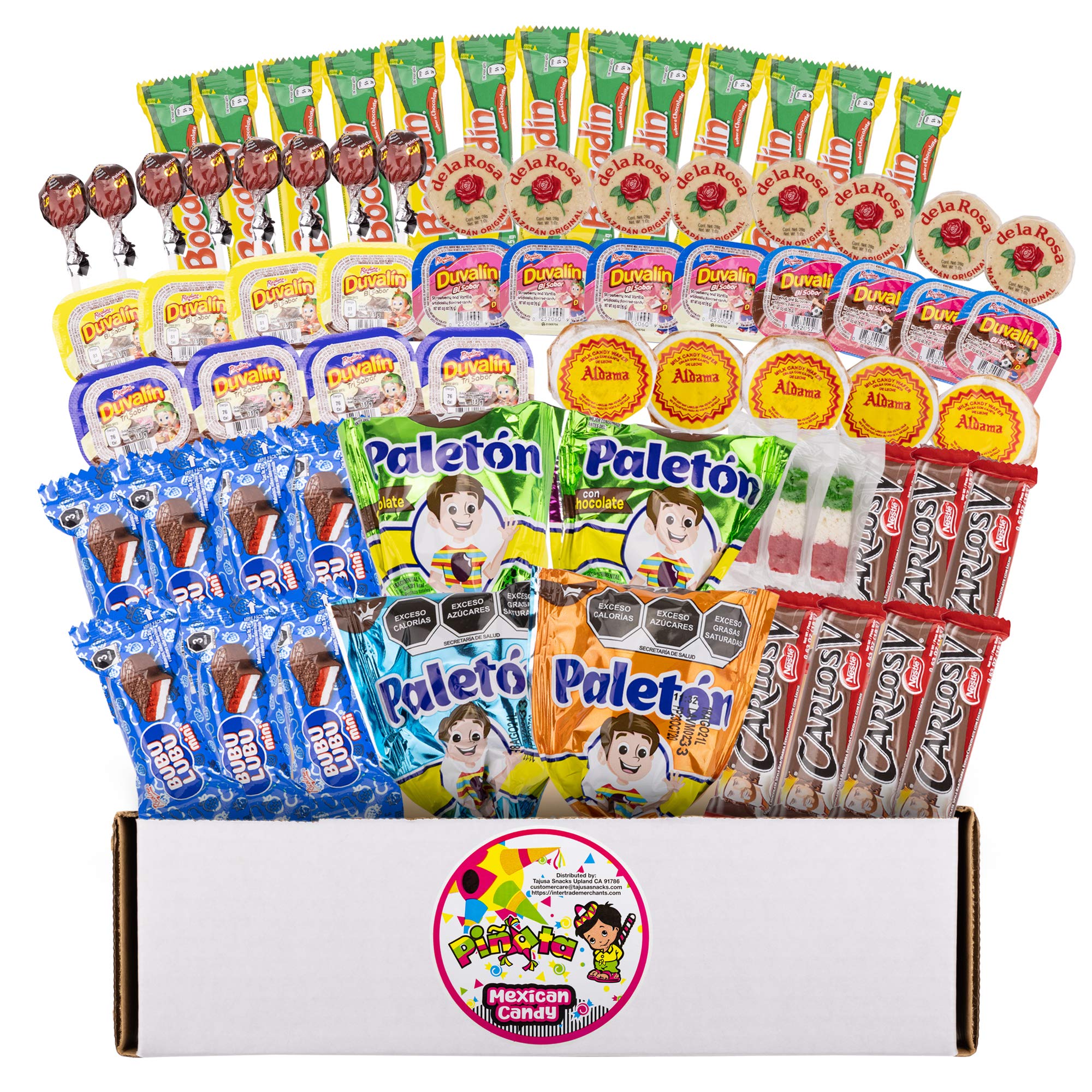 Pinata Mexican Candy Box (Tik Tok Slap Pack Tamarindo (9.9 Ounces)(16 Pieces) Slaps Lollipop Candy DIY Kit