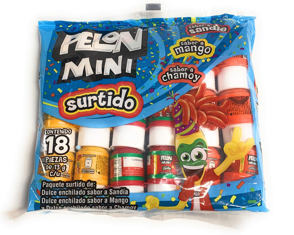Tamarind Candy Flavor MINI Pelon Pelo Rico, Dulce De Tamarindo, 13 gr. (36 Pack)