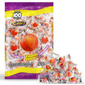 KOMIRU Authentic Mexican Chamoy Chili Hard Candy Spheres | Sweet & Spicy Individually Wrapped Bite-Size Treats | 100 Pieces, 17.63 oz