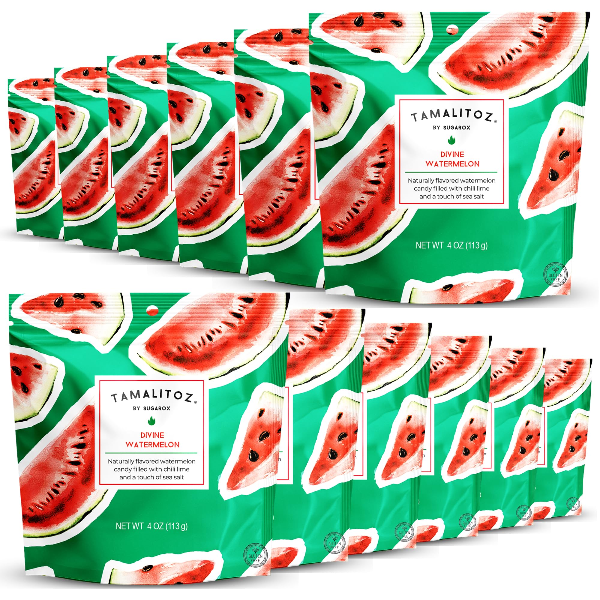 Tamalitoz Variety Pack – Spicy Mexican Hard Candy with Chile, Lime & Sea Salt, 8 Flavors: Mango, Cucumber, Tamarind, Watermelon, Pineapple, Blood Orange, Green Apple, Cherry – 8 Bags (4oz Each)